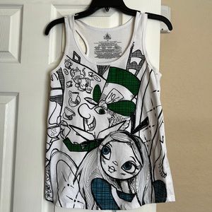 Disney Alice in Wonderland racerback tank
